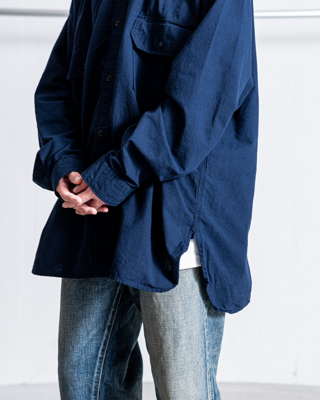 SANMONT Cotton Silk Work Shirt