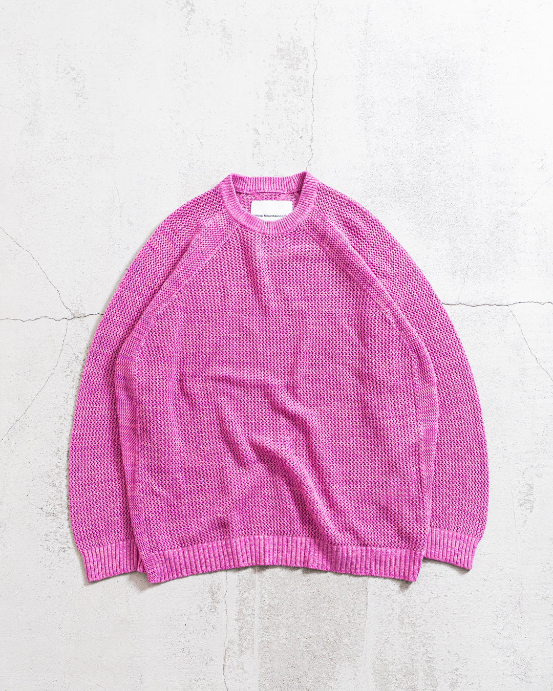 White Mountaineering RAGLAN KNIT PULLOVER