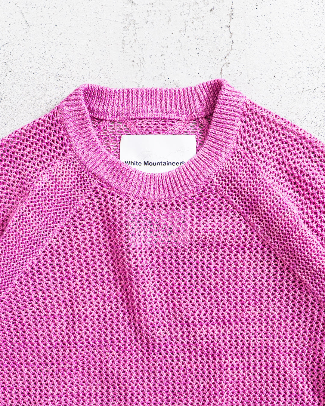 White Mountaineering RAGLAN KNIT PULLOVER