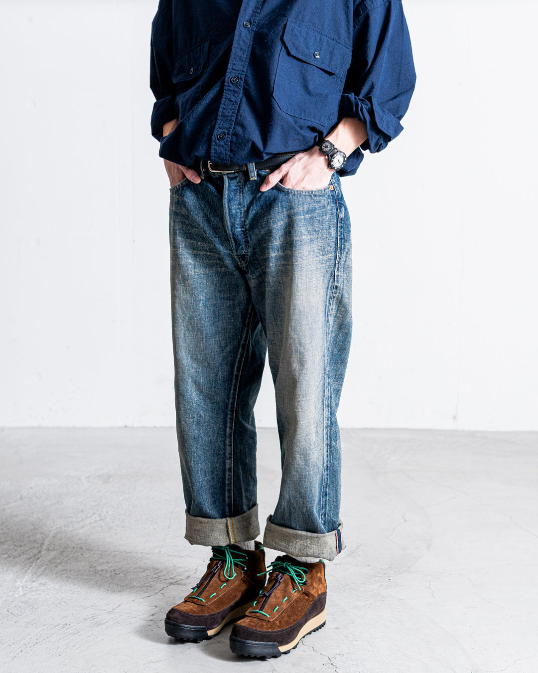 【collaboration】is-ness × SUICOKE FLOW-MID SHOES