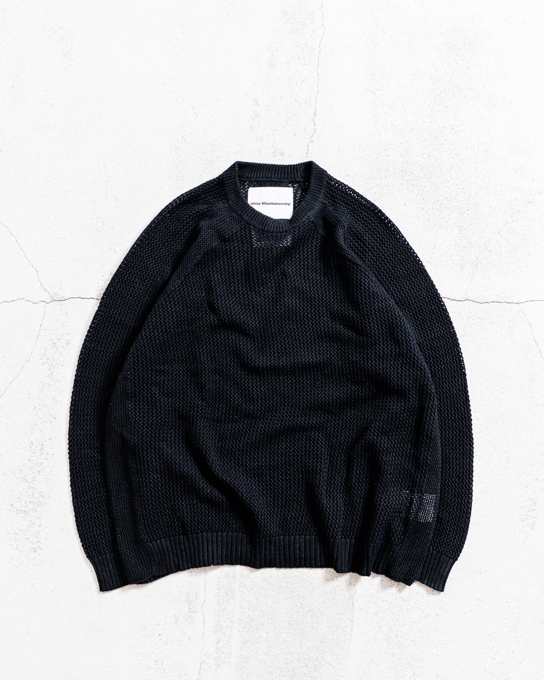 White Mountaineering RAGLAN KNIT PULLOVER