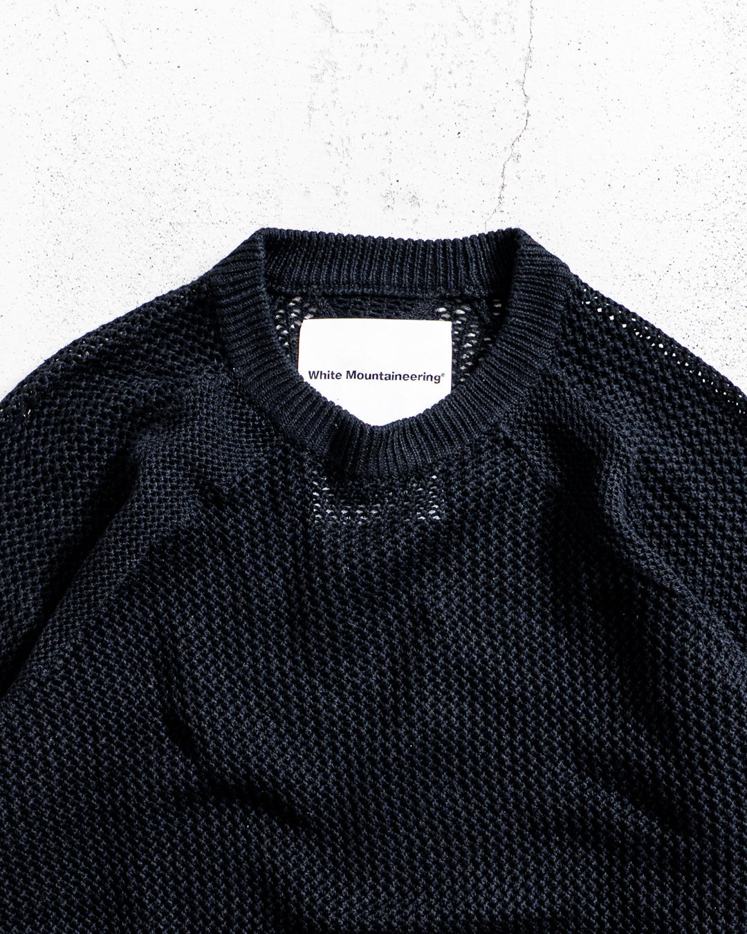 White Mountaineering RAGLAN KNIT PULLOVER