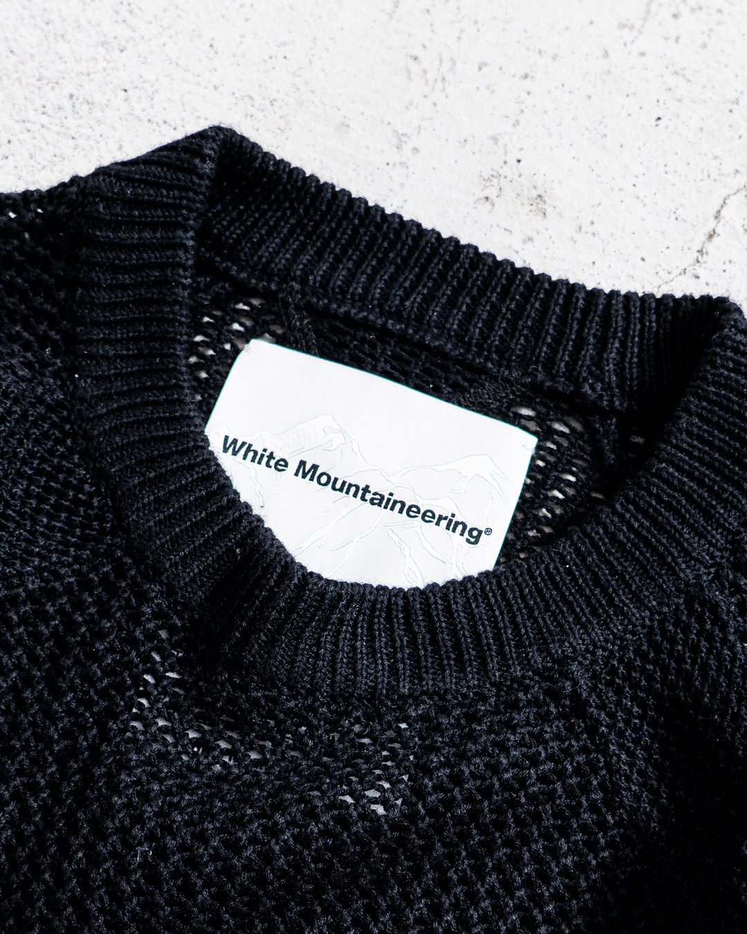 White Mountaineering RAGLAN KNIT PULLOVER