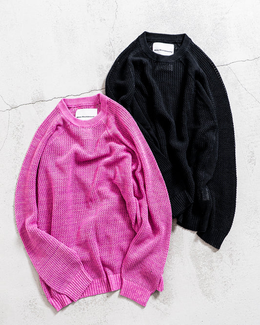 White Mountaineering RAGLAN KNIT PULLOVER