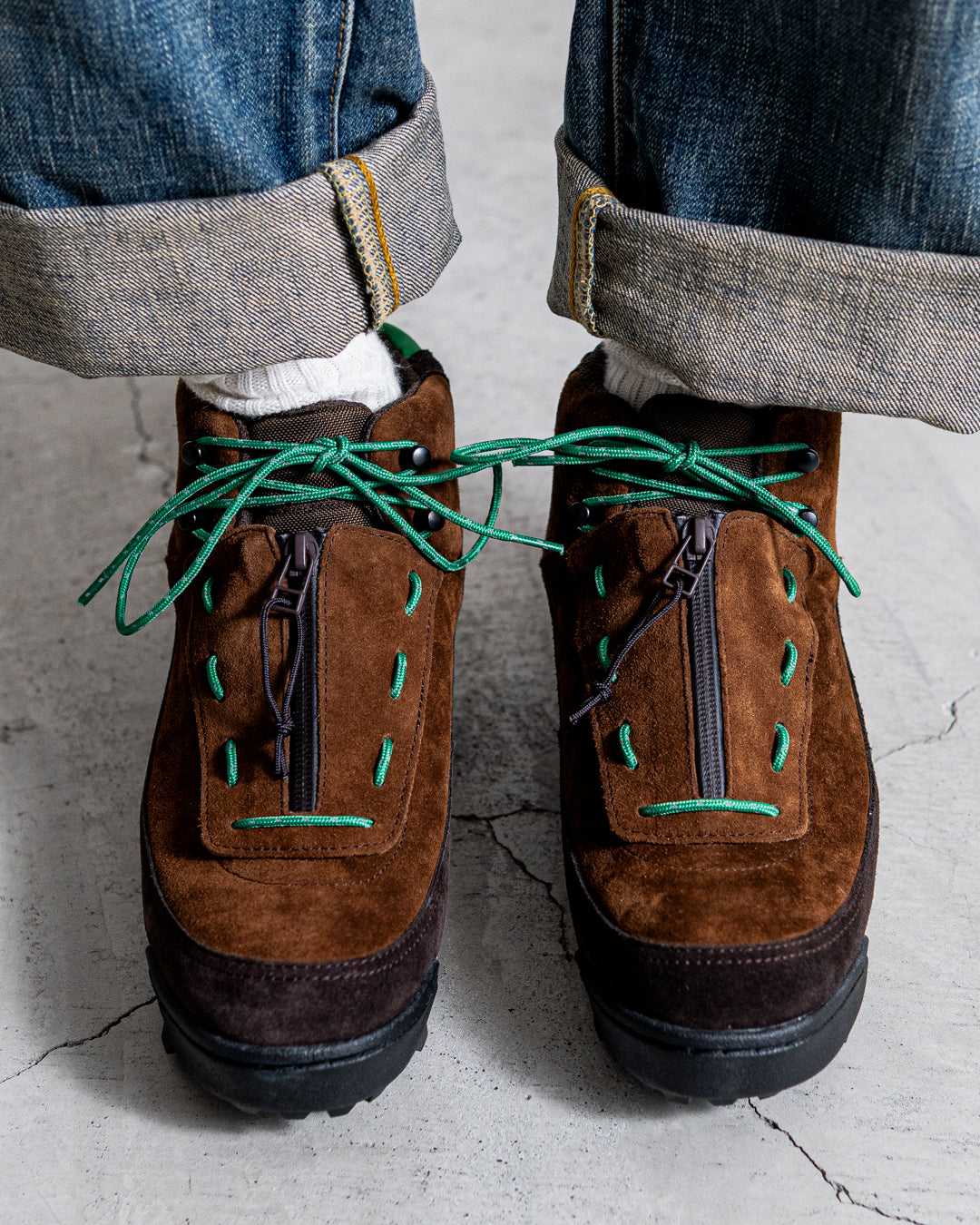 【collaboration】is-ness × SUICOKE FLOW-MID SHOES