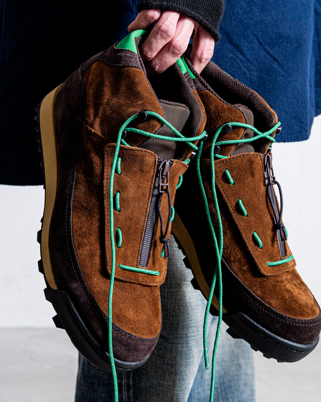 【collaboration】is-ness × SUICOKE FLOW-MID SHOES