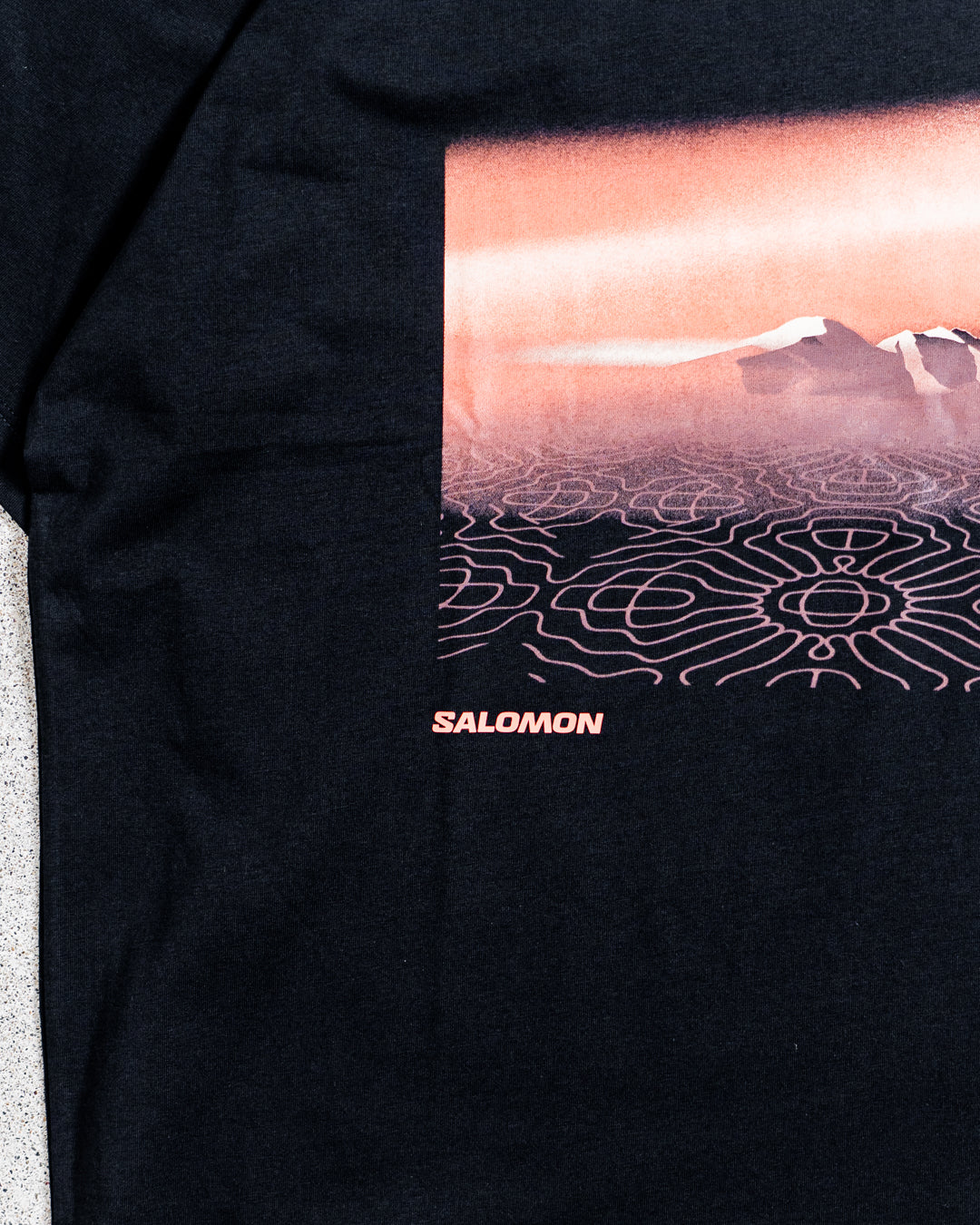 【limited】SALOMON  SS/TEE LOGO LIMITED COURTNEY EDITION