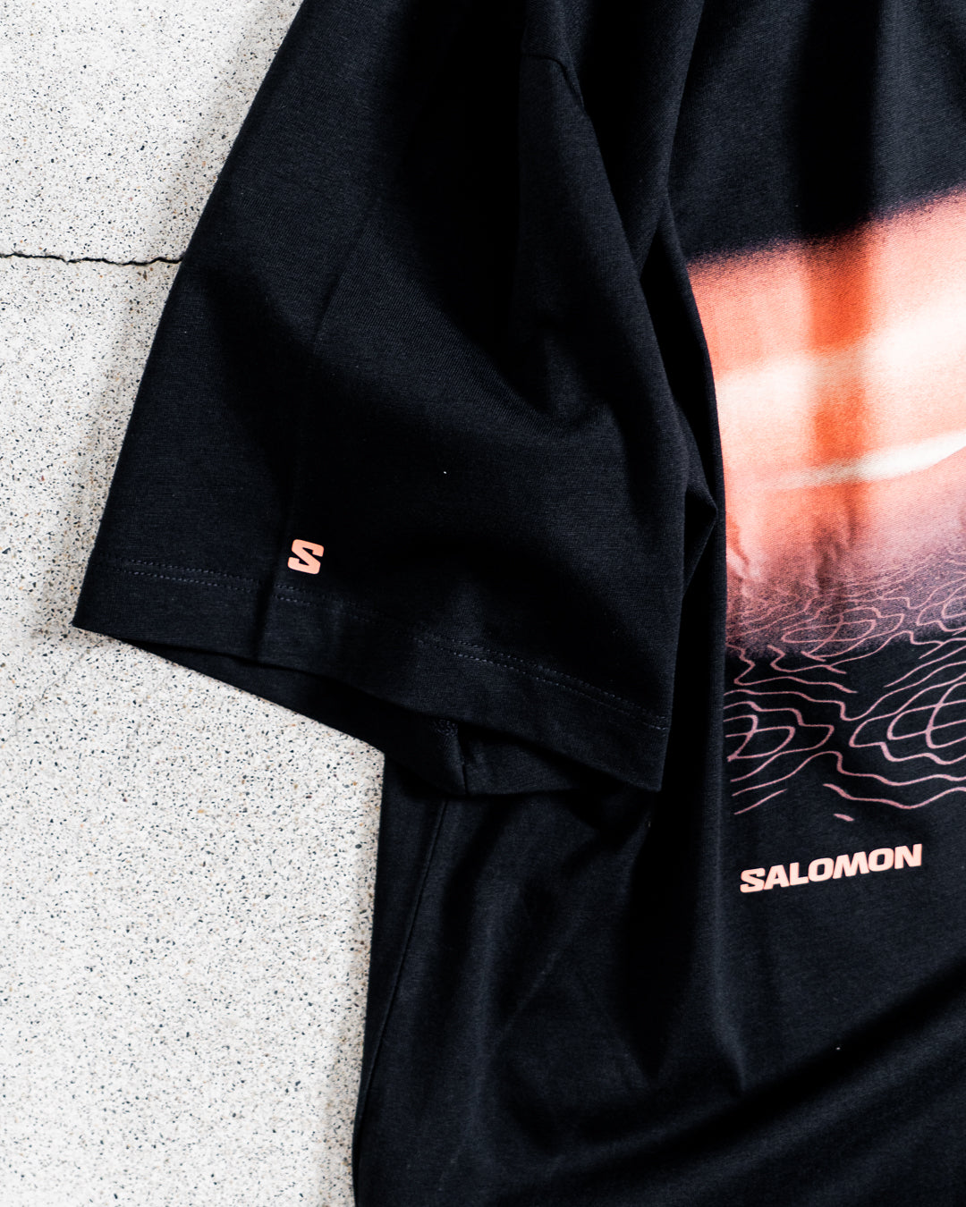 【limited】SALOMON  SS/TEE LOGO LIMITED COURTNEY EDITION