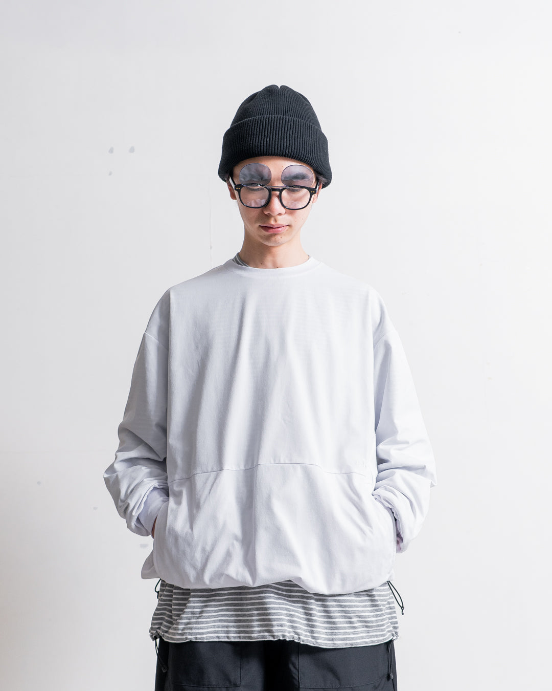 +phenix DRAWSTRING LONG SLEEVE TEE