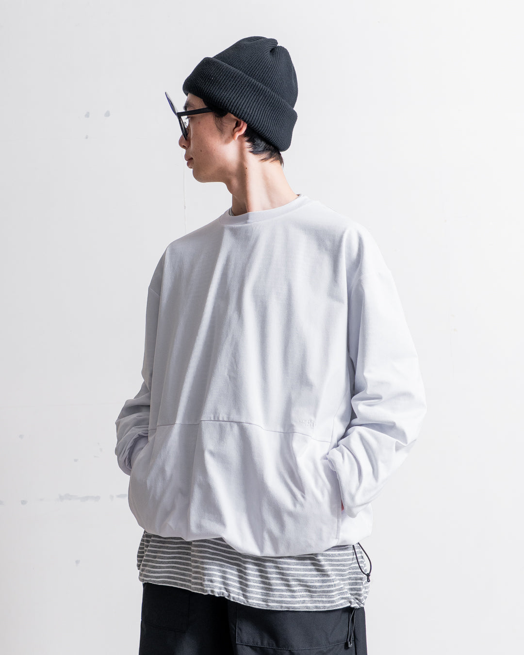 +phenix DRAWSTRING LONG SLEEVE TEE