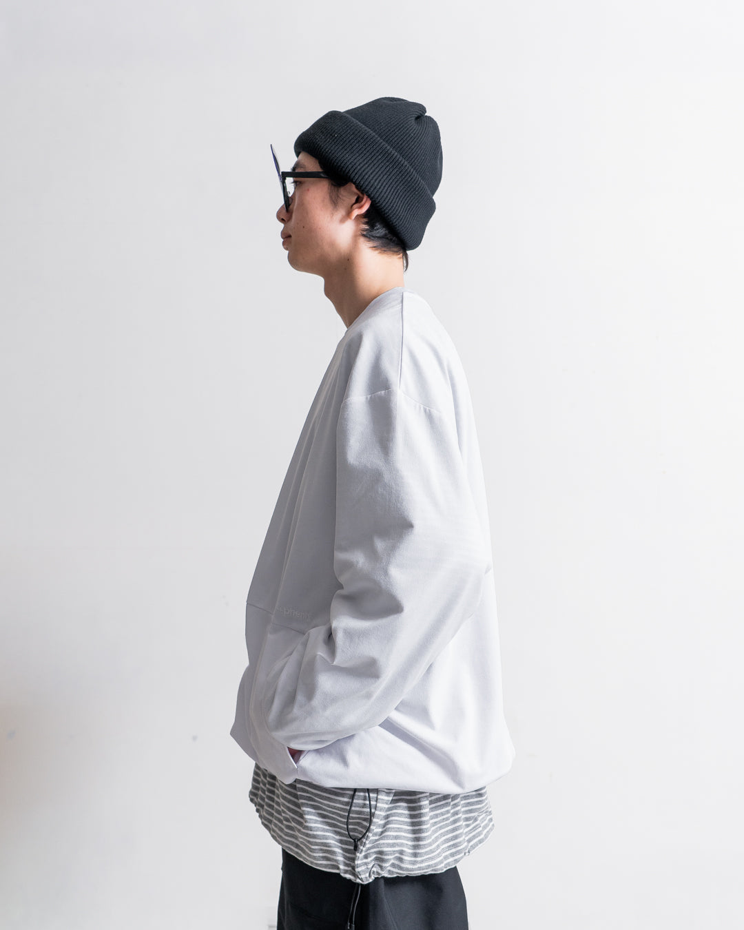 +phenix DRAWSTRING LONG SLEEVE TEE