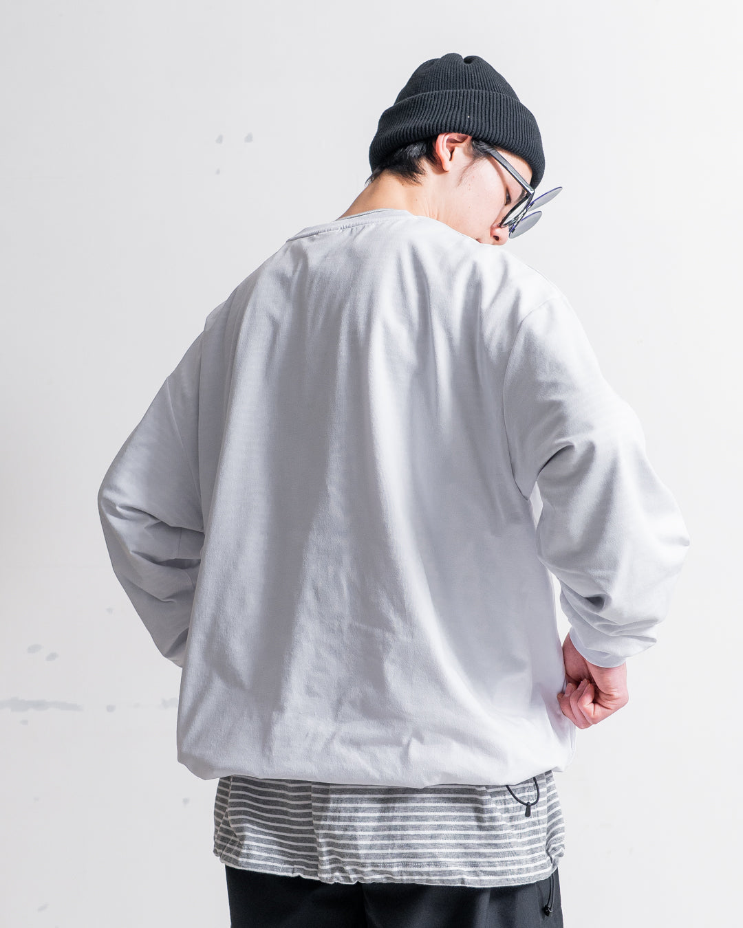 +phenix DRAWSTRING LONG SLEEVE TEE