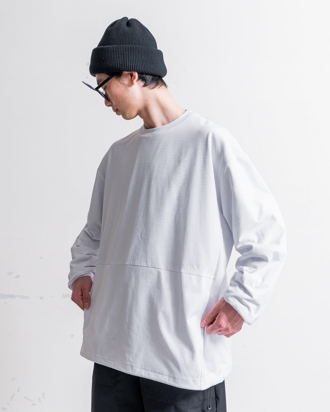 +phenix DRAWSTRING LONG SLEEVE TEE