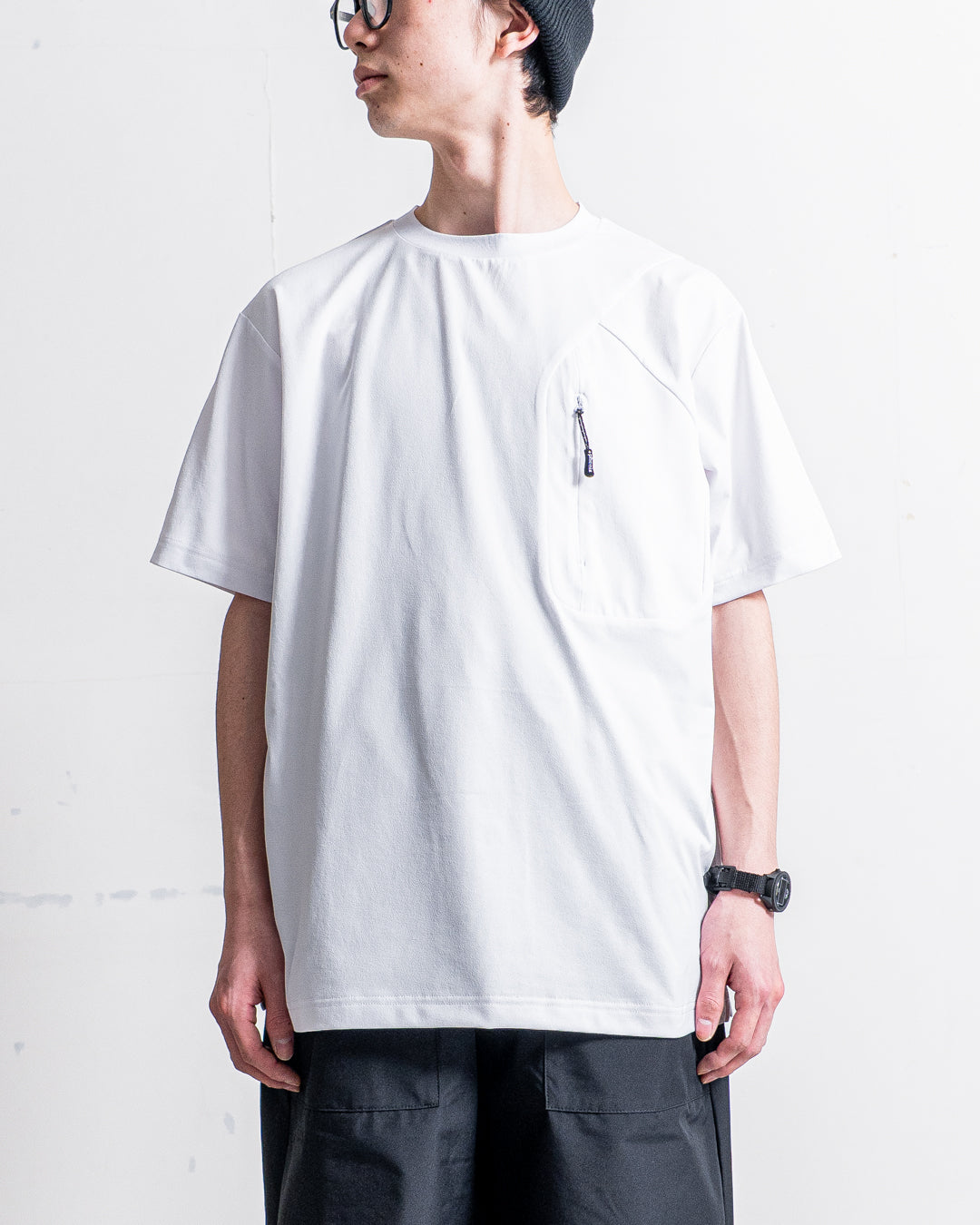通販] +phenix (プラスフェニックス) HIDDEN ZIP POCKET SHORT SLEEVE