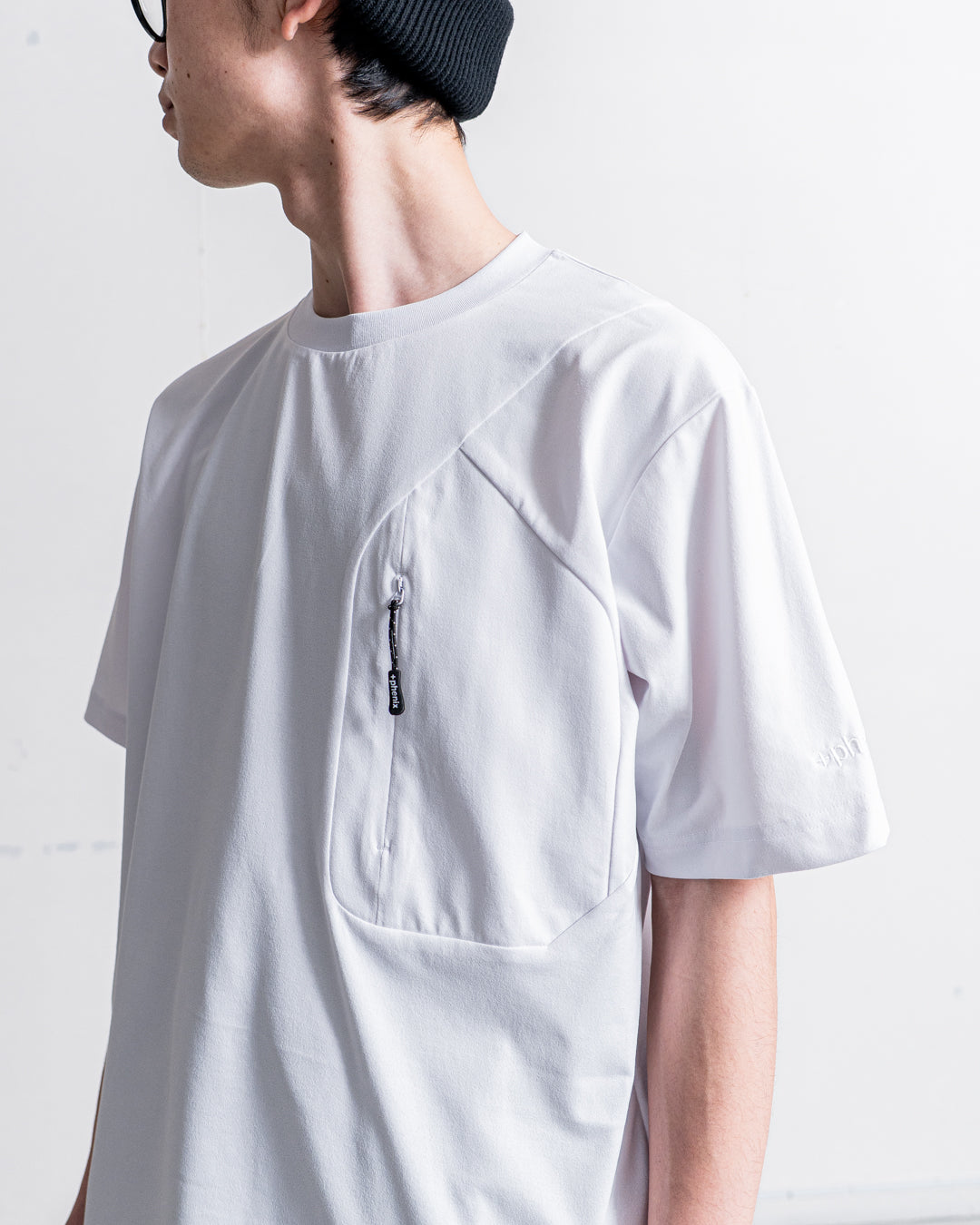 通販] +phenix (プラスフェニックス) HIDDEN ZIP POCKET SHORT SLEEVE