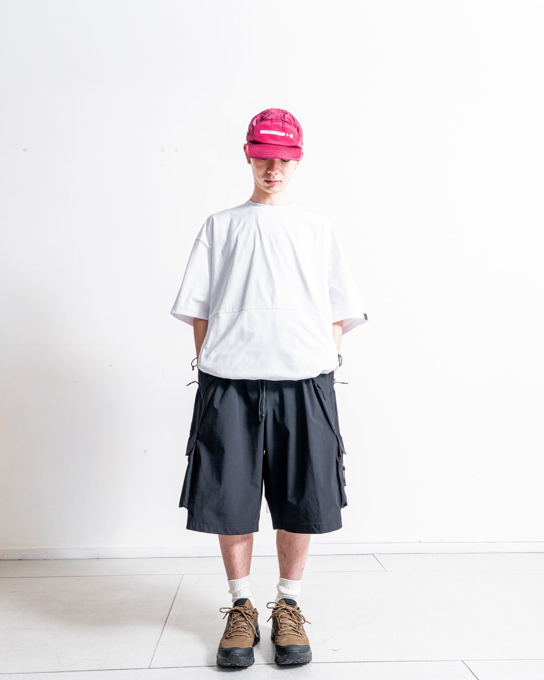 ぷくてぃ 通販] +phenix (プラスフェニックス) DRAWSTRING SHORT SLEEVE TEE
