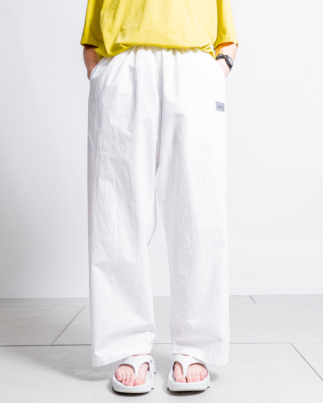 MINE Cotton Wide Side Seamless Pants