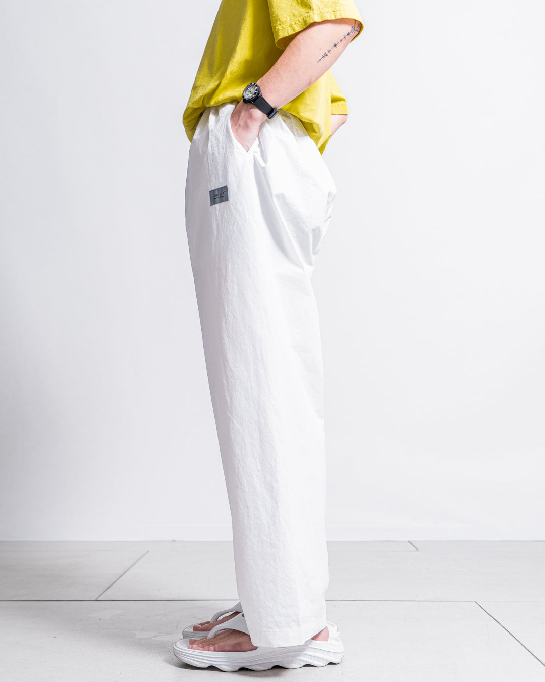 MINE Cotton Wide Side Seamless Pants