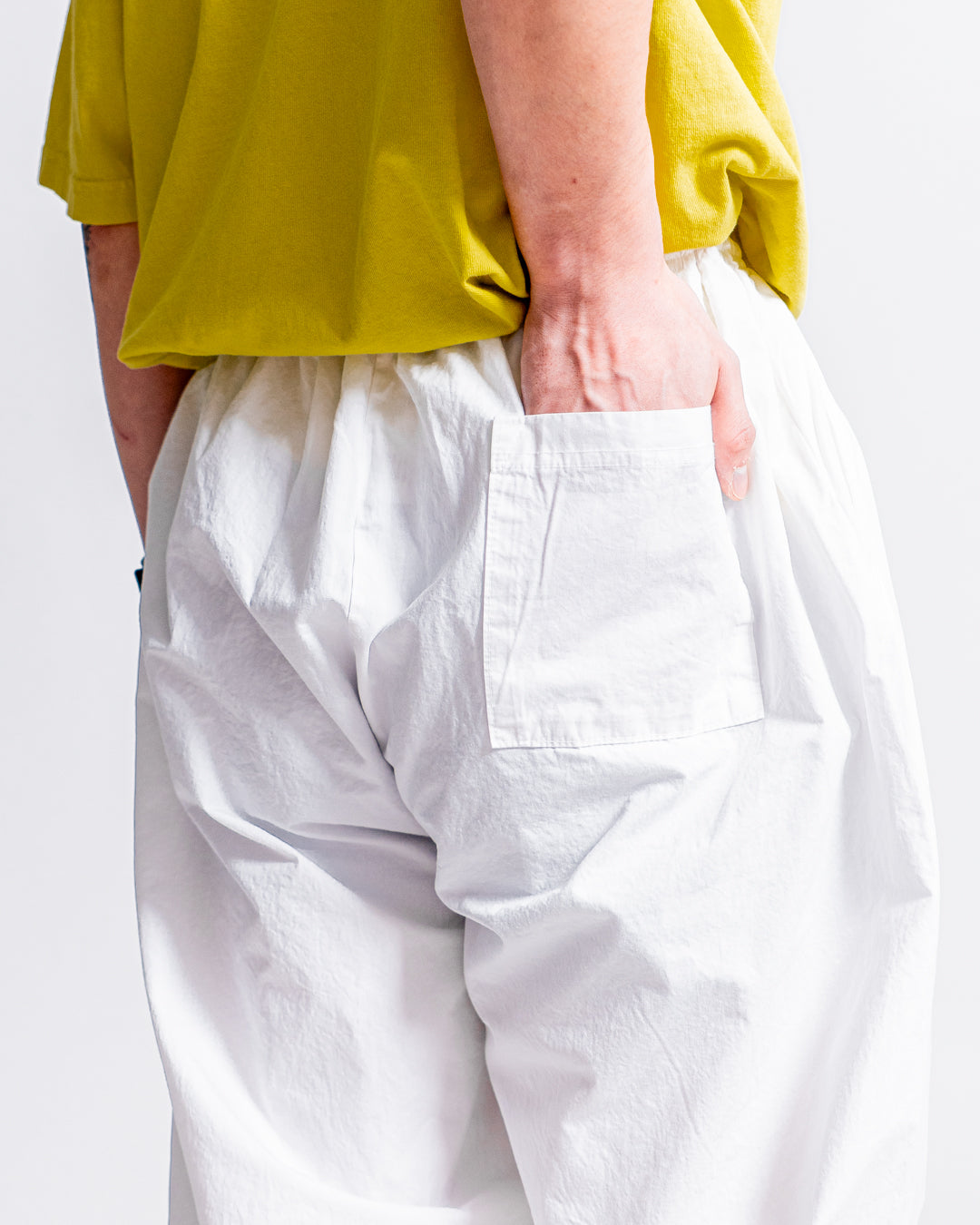 MINE Cotton Wide Side Seamless Pants