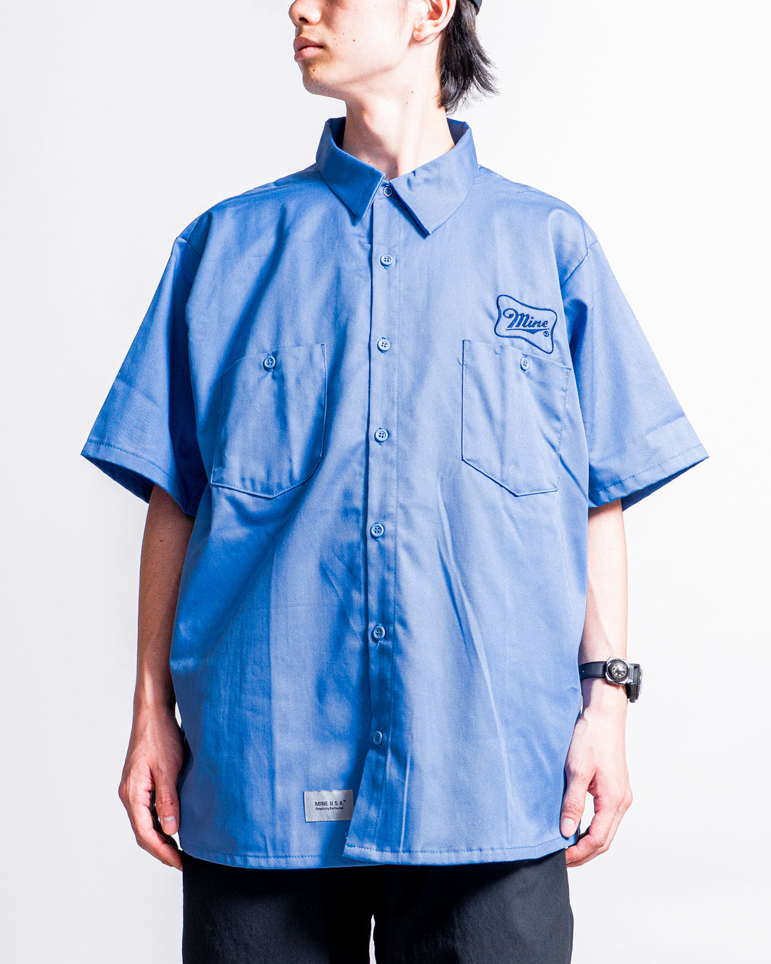 MINE Dead Stock S/S Work Shirts CTN