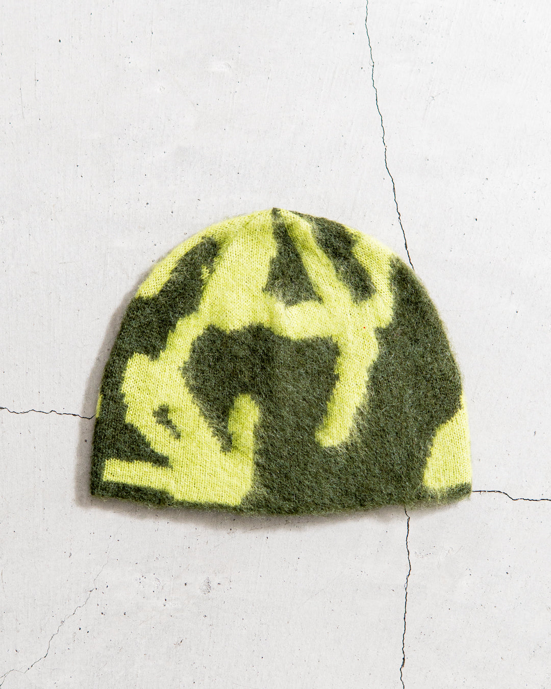 通販] GRAMICCI(グラミチ) MOHAIR BURLY RUNNINGMAN BEANIE 商品ページ