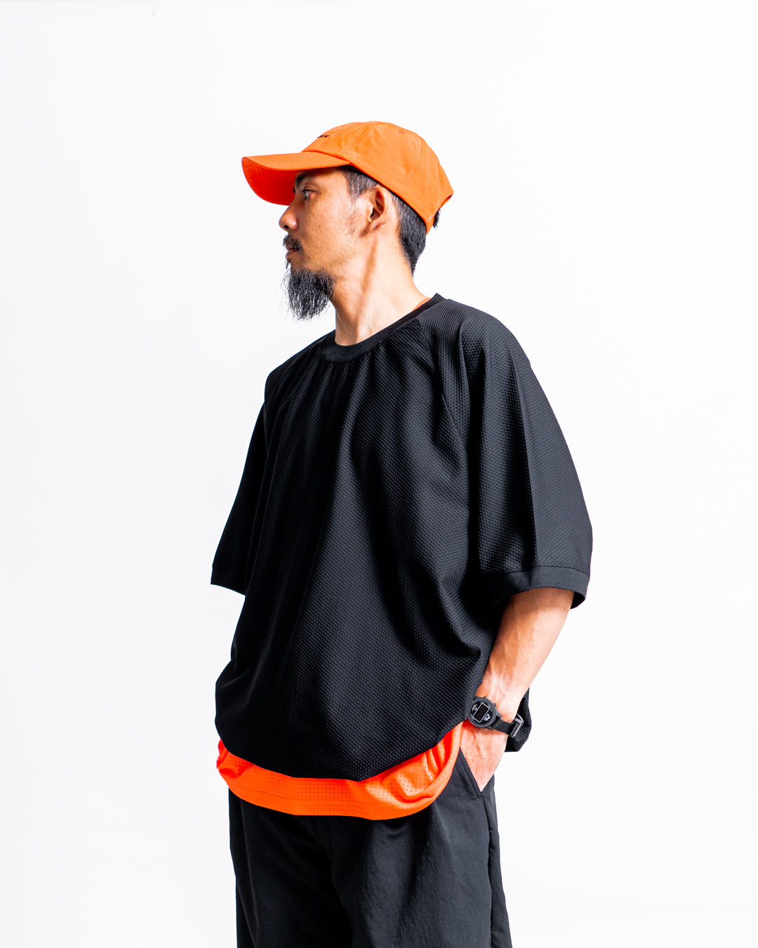 FAKIE STANCE Waffle Mesh Tee