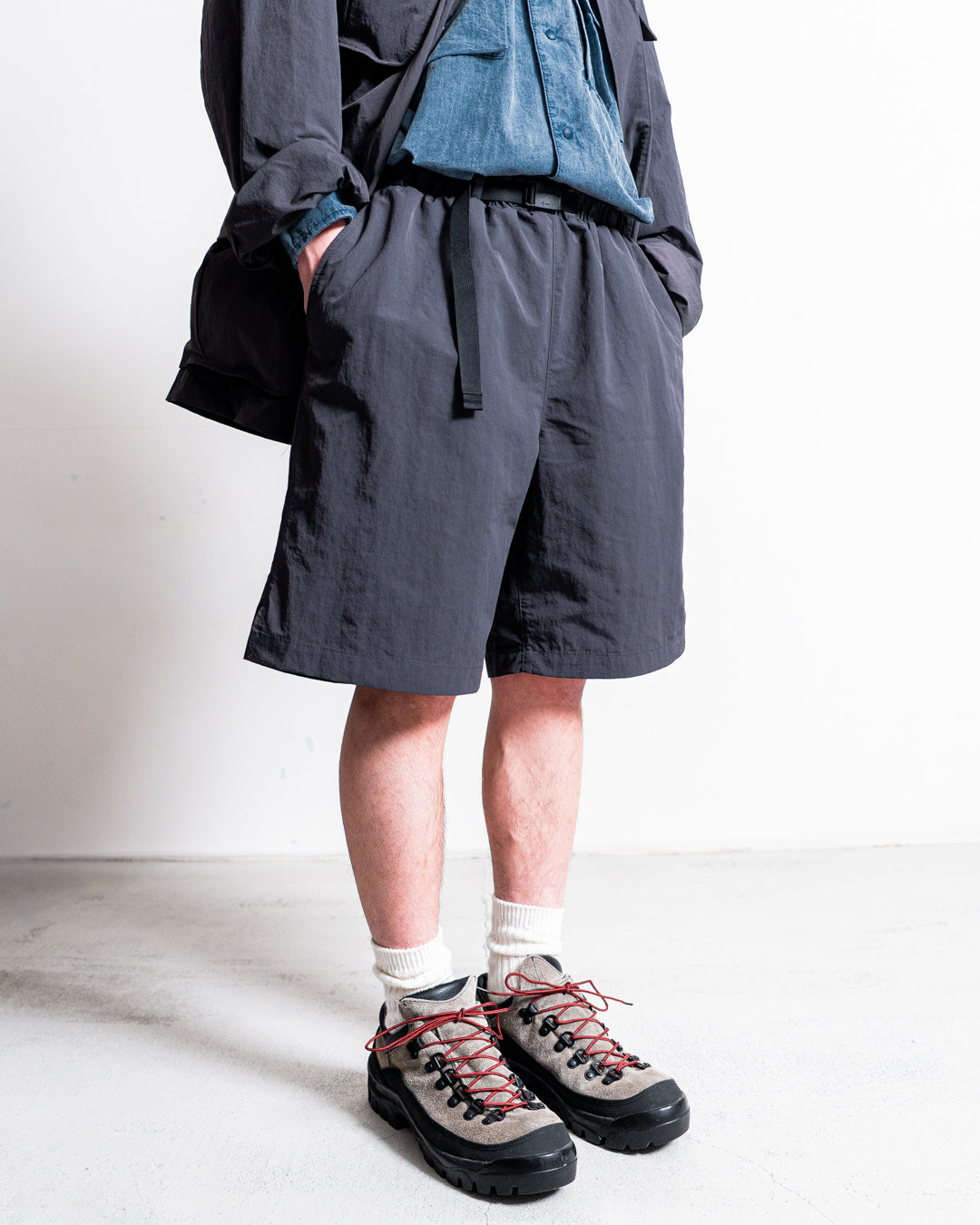 snow peak Nylon Washer Shorts