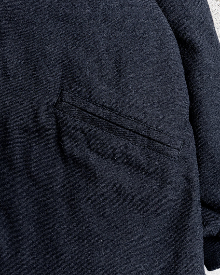 SANMONT Wool Twill Hooded Coat