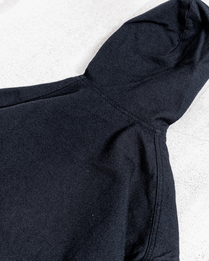 SANMONT Wool Twill Hooded Coat