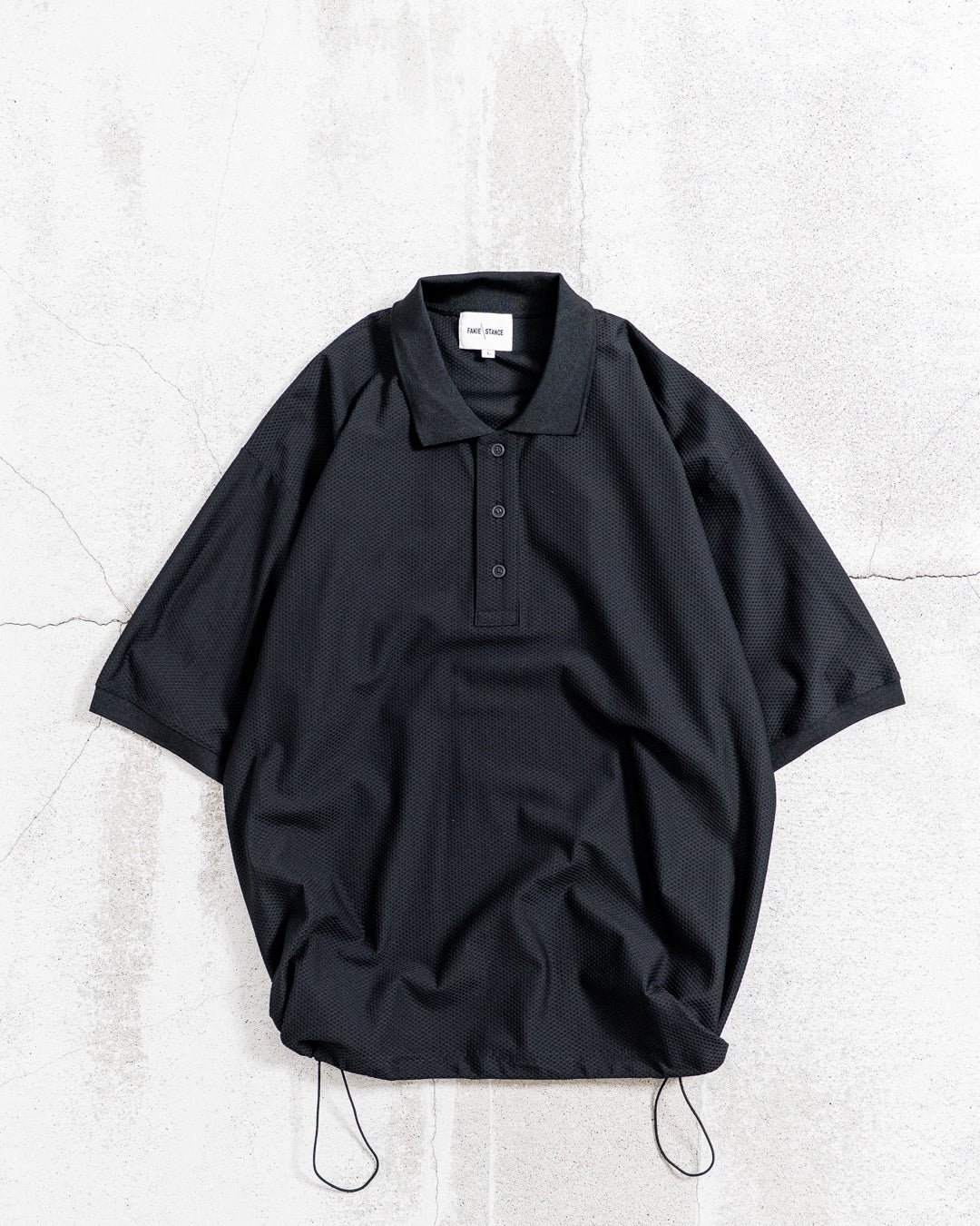FAKIE STANCE Waffle Mesh Polo