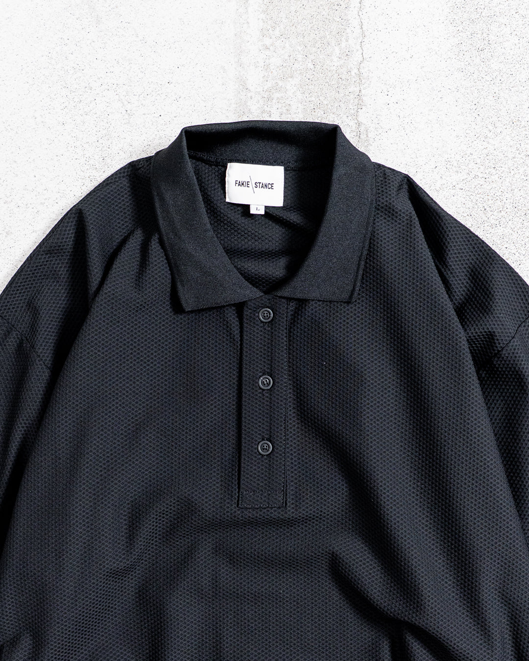 FAKIE STANCE Waffle Mesh Polo