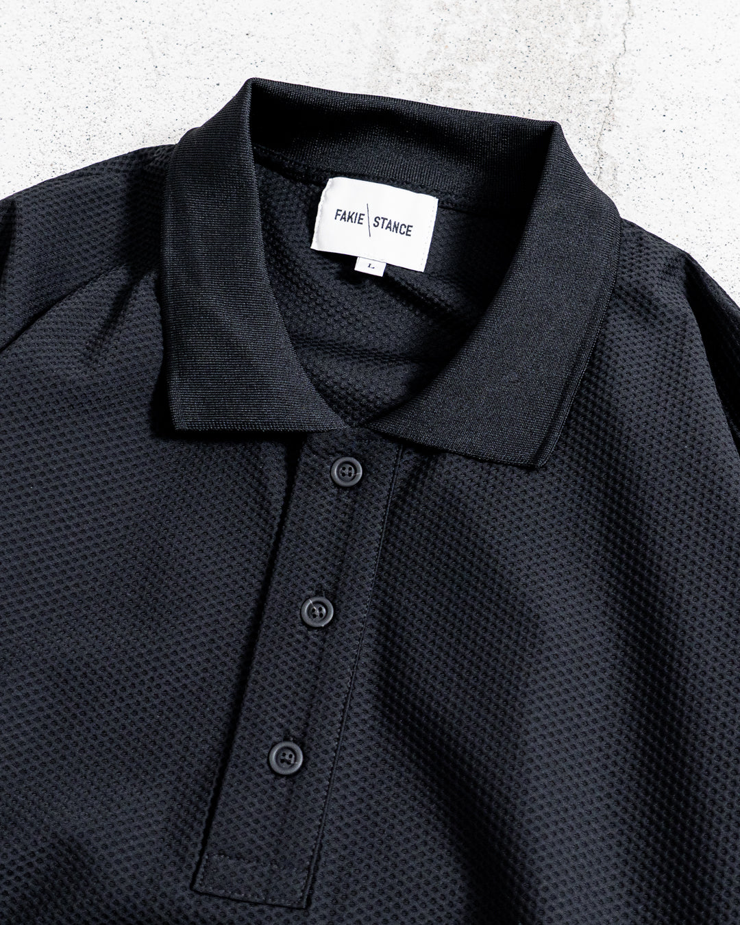 FAKIE STANCE Waffle Mesh Polo
