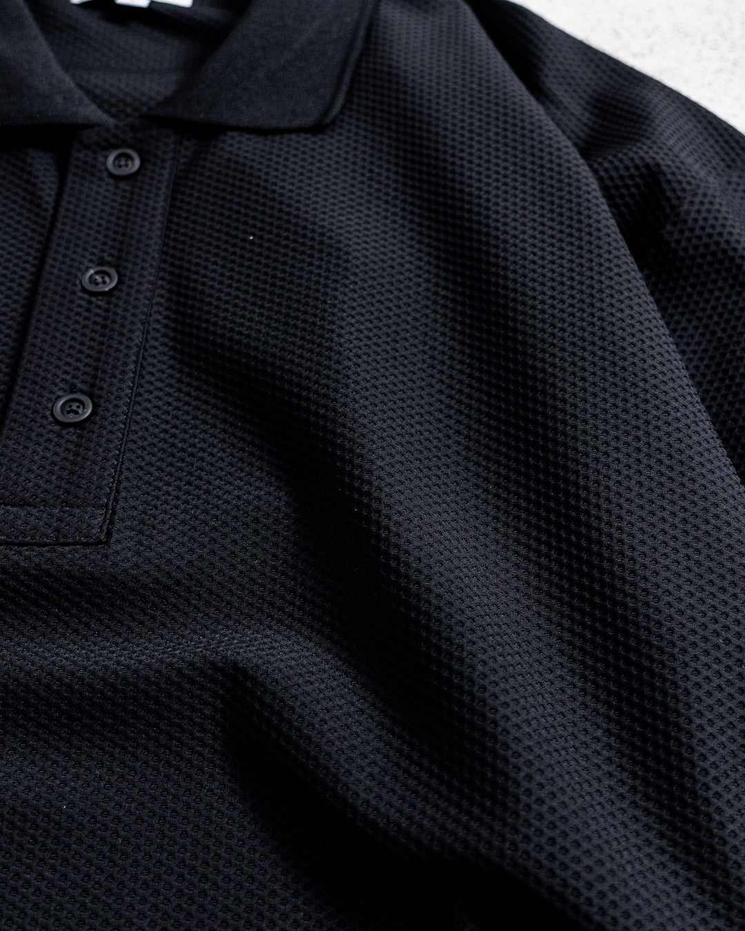 FAKIE STANCE Waffle Mesh Polo