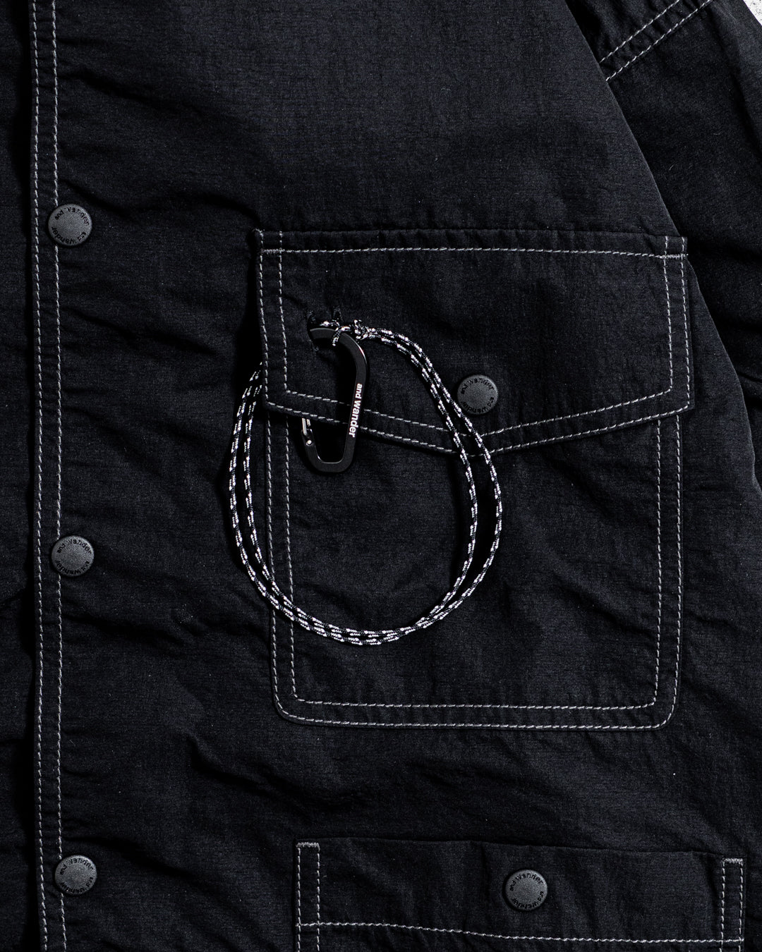 and wander crinkled nylon shrits jacket