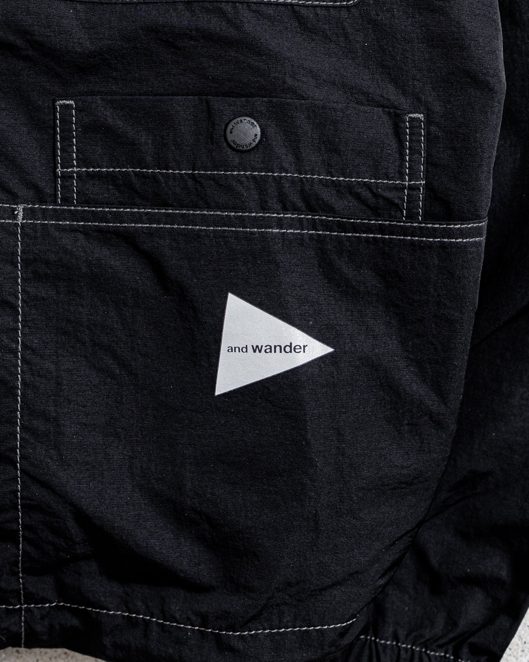 and wander crinkled nylon shrits jacket