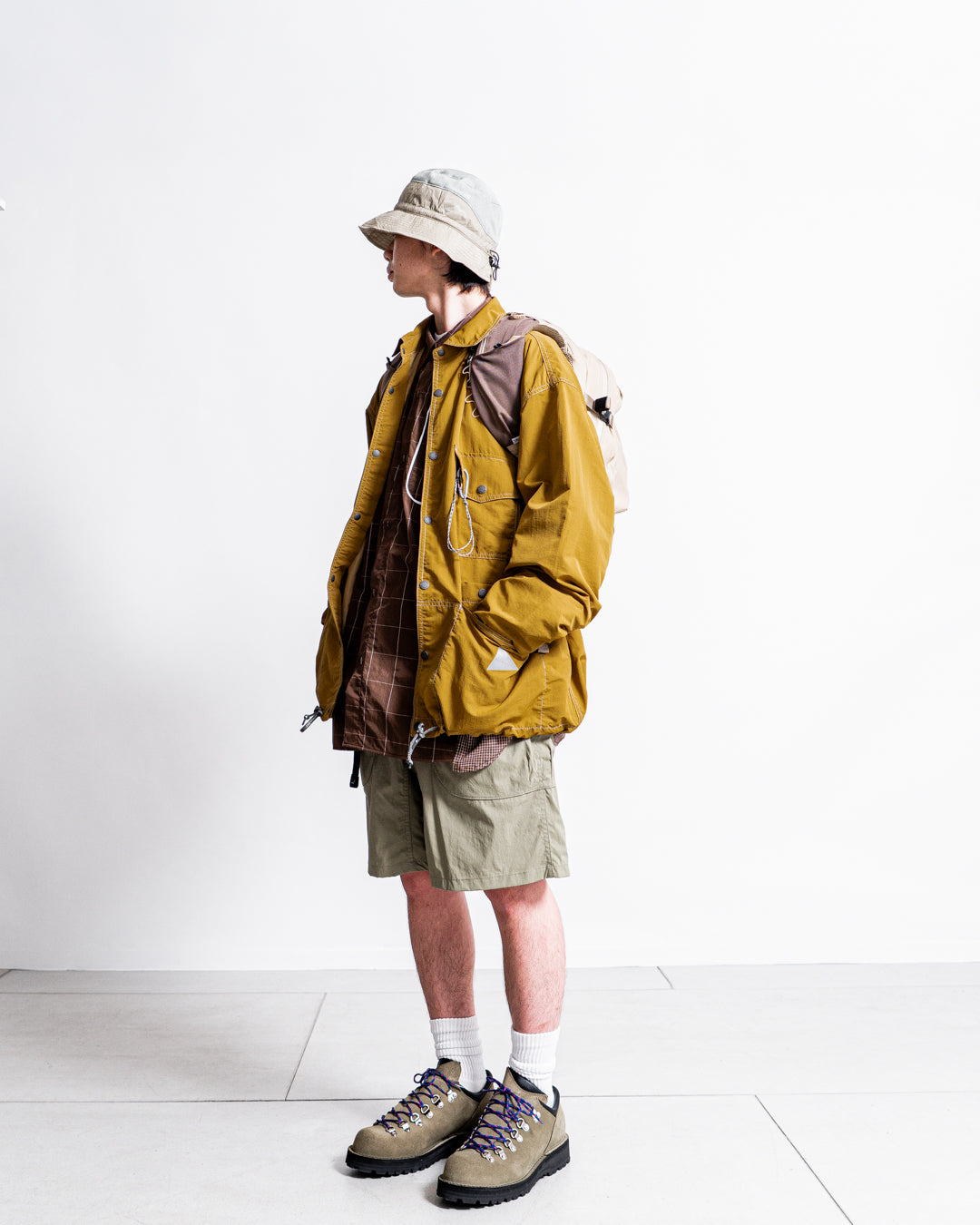 and wander crinkled nylon shrits jacket