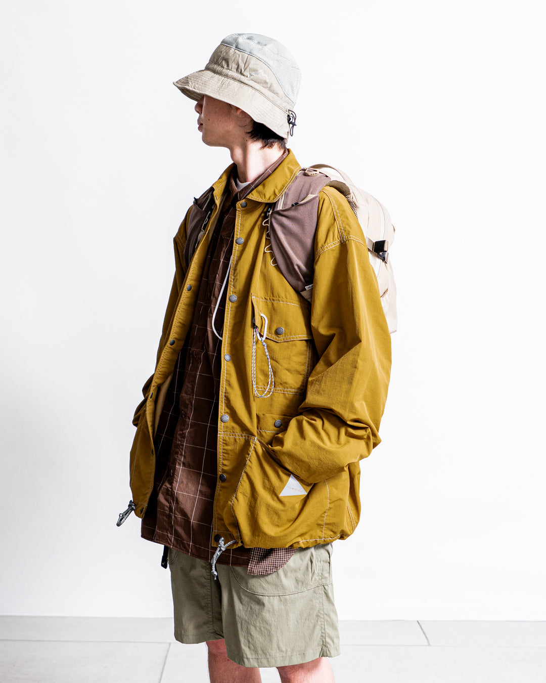 and wander crinkled nylon shrits jacket