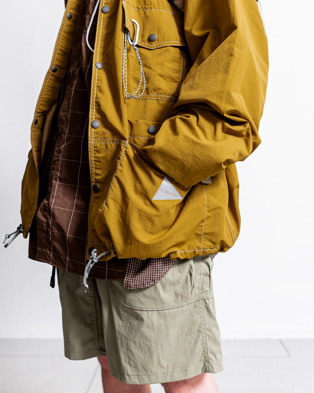 and wander crinkled nylon shrits jacket