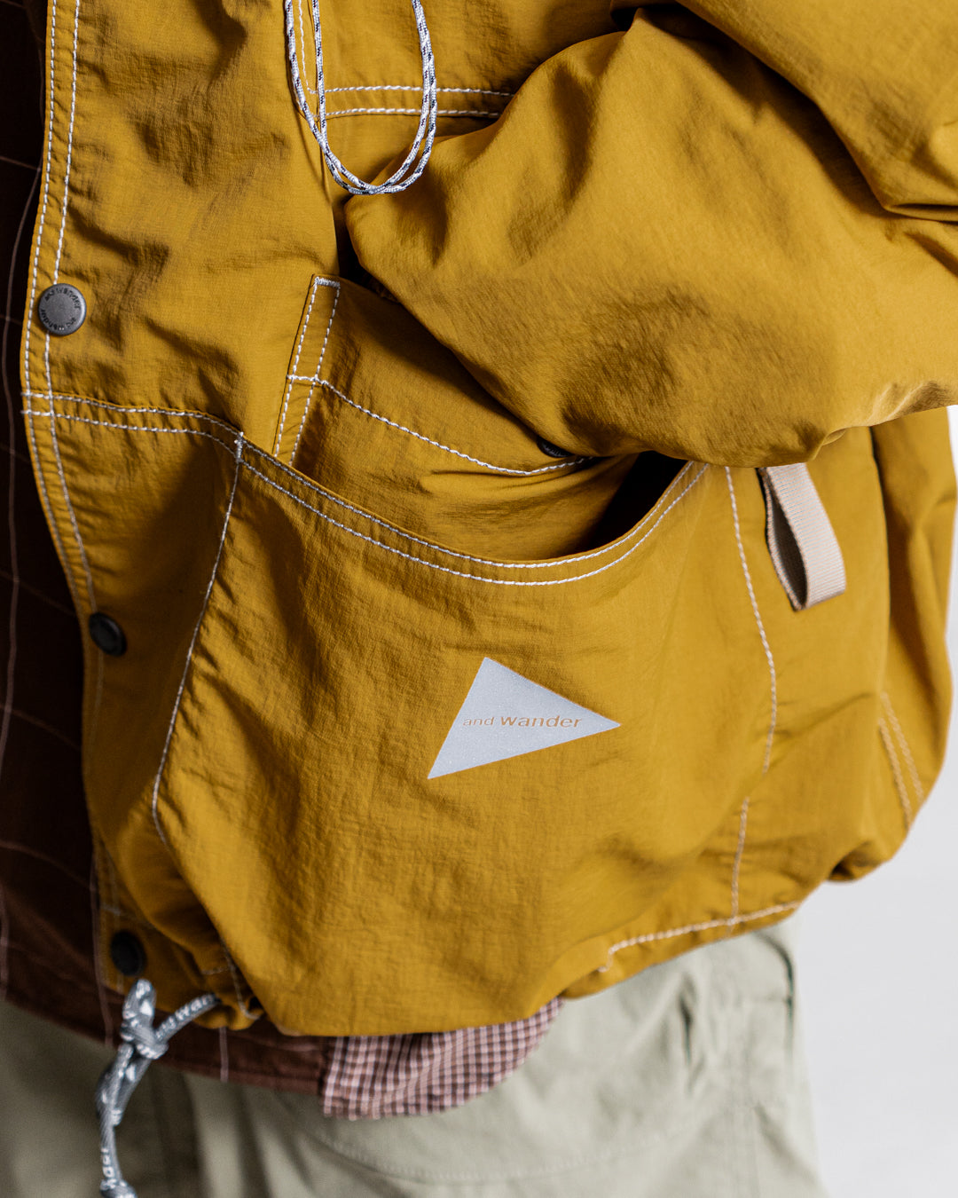 and wander crinkled nylon shrits jacket