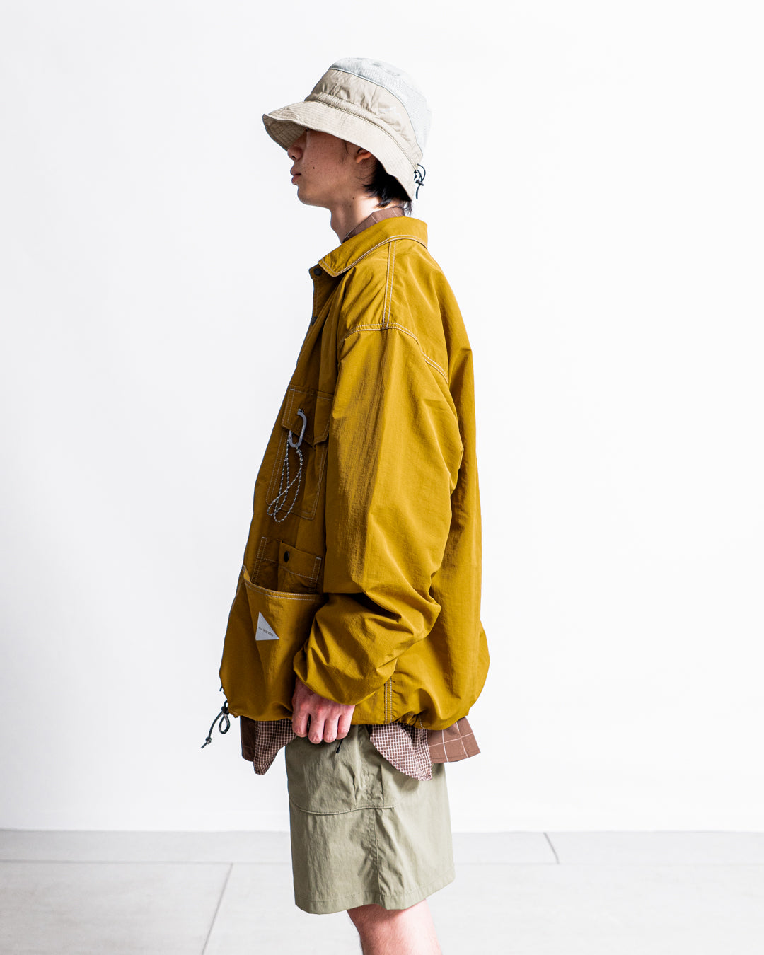 and wander crinkled nylon shrits jacket