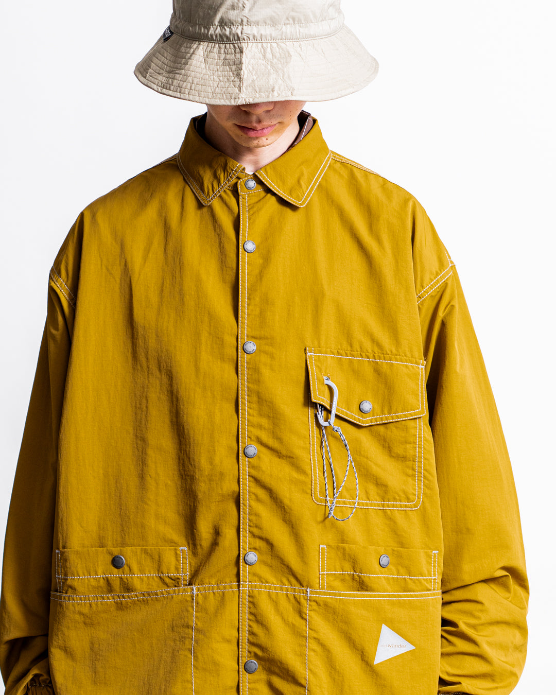 and wander crinkled nylon shrits jacket