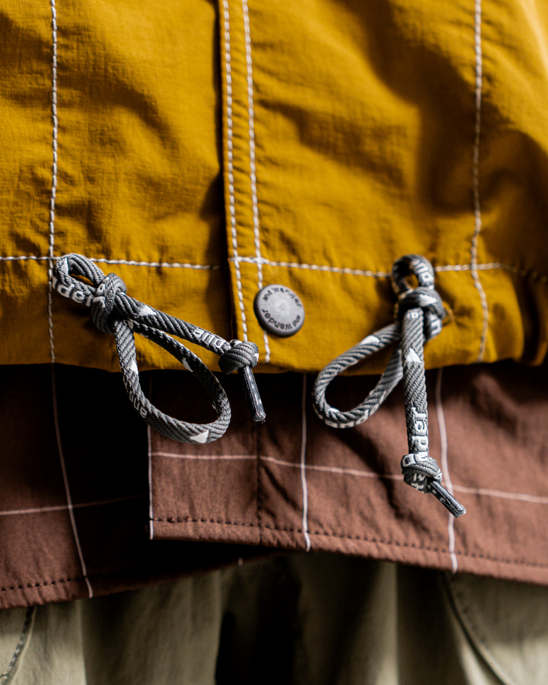 and wander crinkled nylon shrits jacket