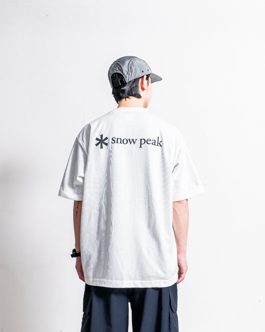 snow peak New Standard Back Printed Logo T-Shirt