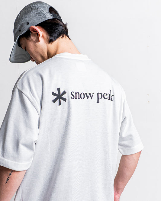 snow peak New Standard Back Printed Logo T-Shirt