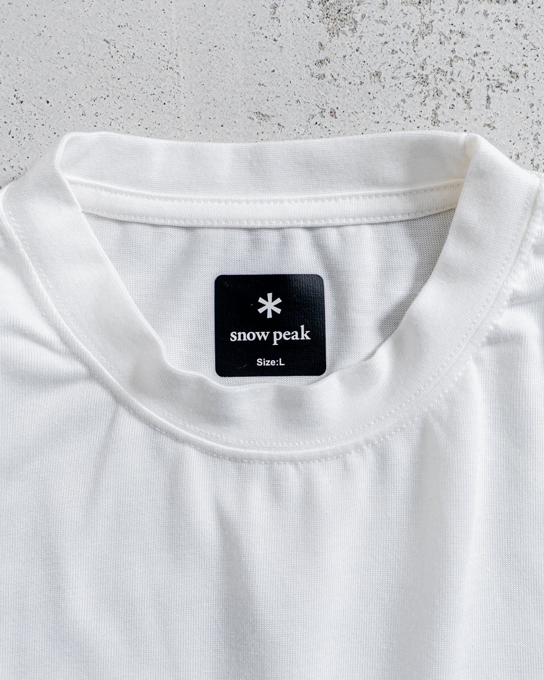 snow peak New Standard Back Printed Logo T-Shirt
