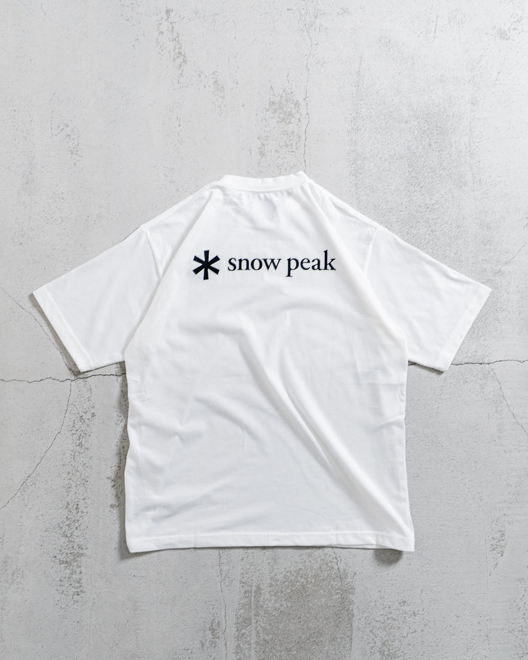 snow peak New Standard Back Printed Logo T-Shirt