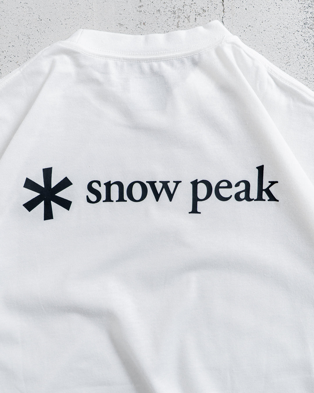 snow peak New Standard Back Printed Logo T-Shirt