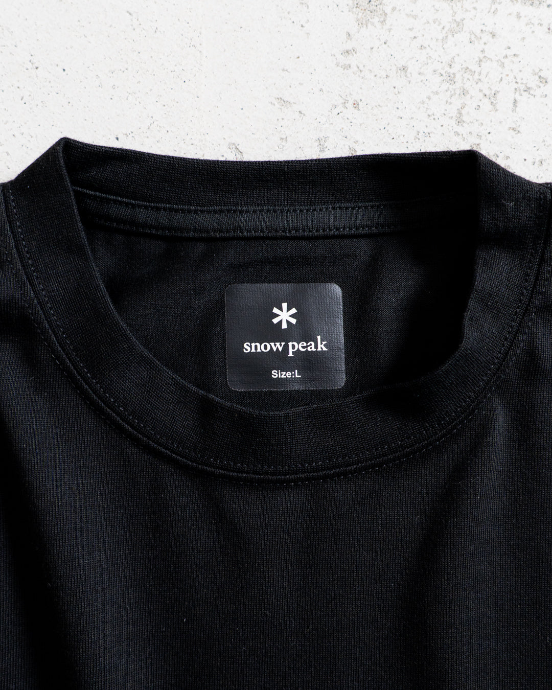 snow peak New Standard Back Printed Logo T-Shirt