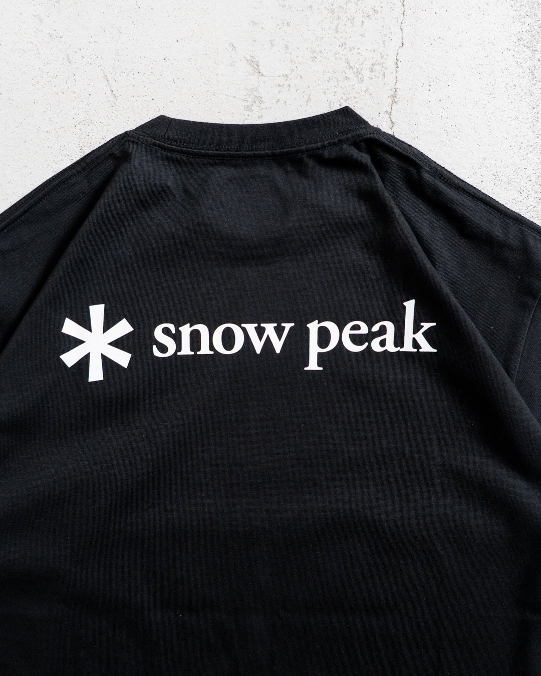snow peak New Standard Back Printed Logo T-Shirt