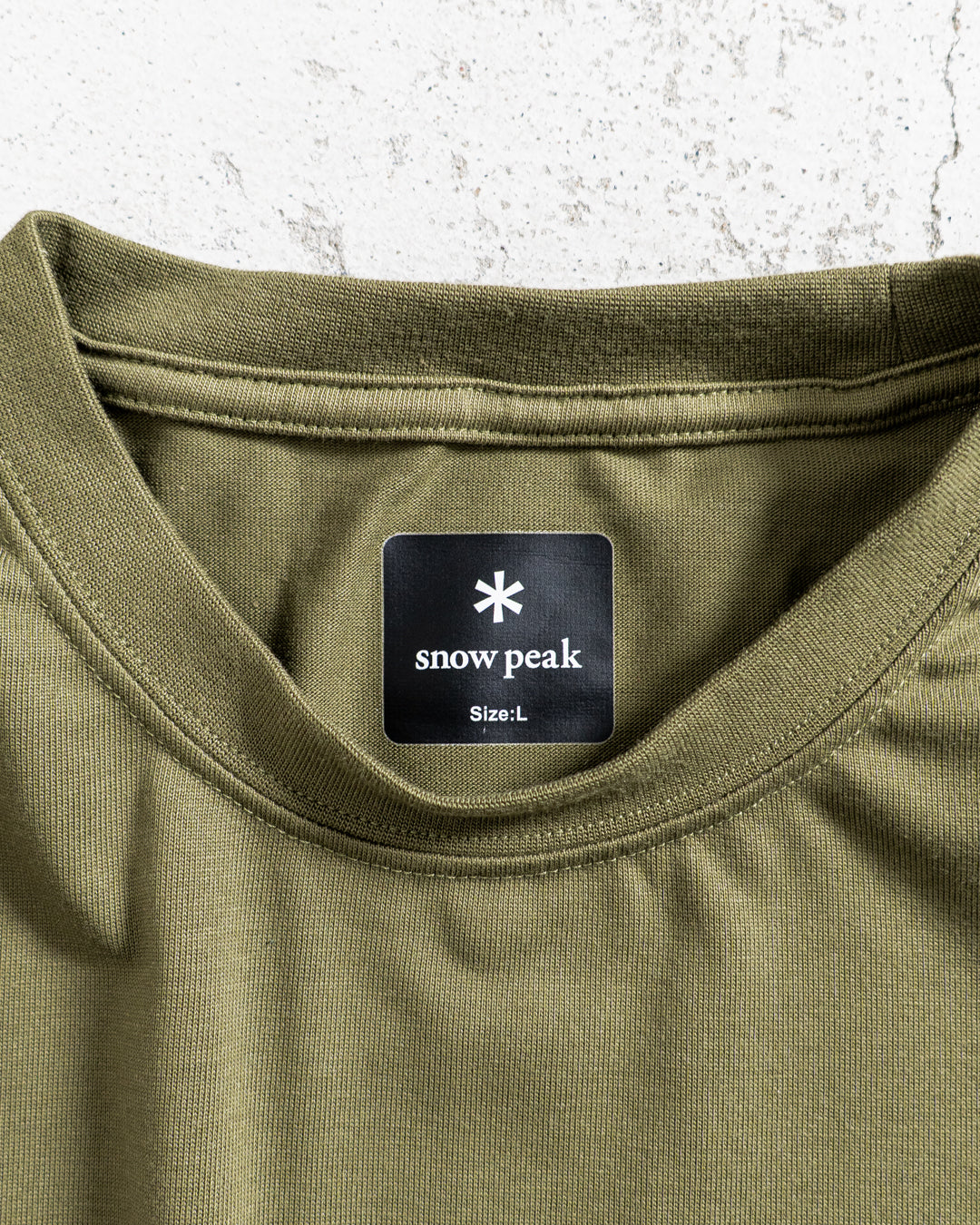 snow peak New Standard Back Printed Logo T-Shirt
